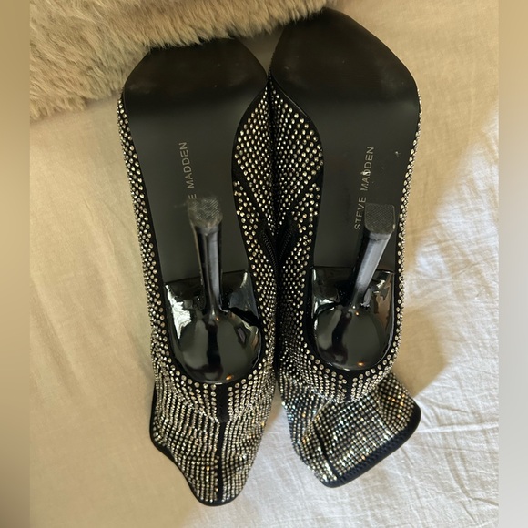 Steve Madden Crystal Heeled Boots - Picture 5 of 9